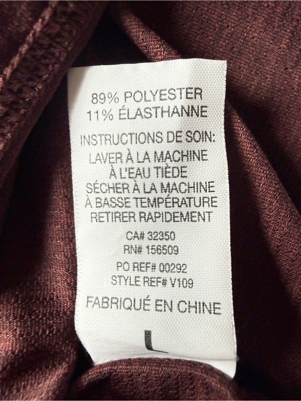 Vuori Men’s Pocket T-Shirt in Maroon L - Picture 6 of 6